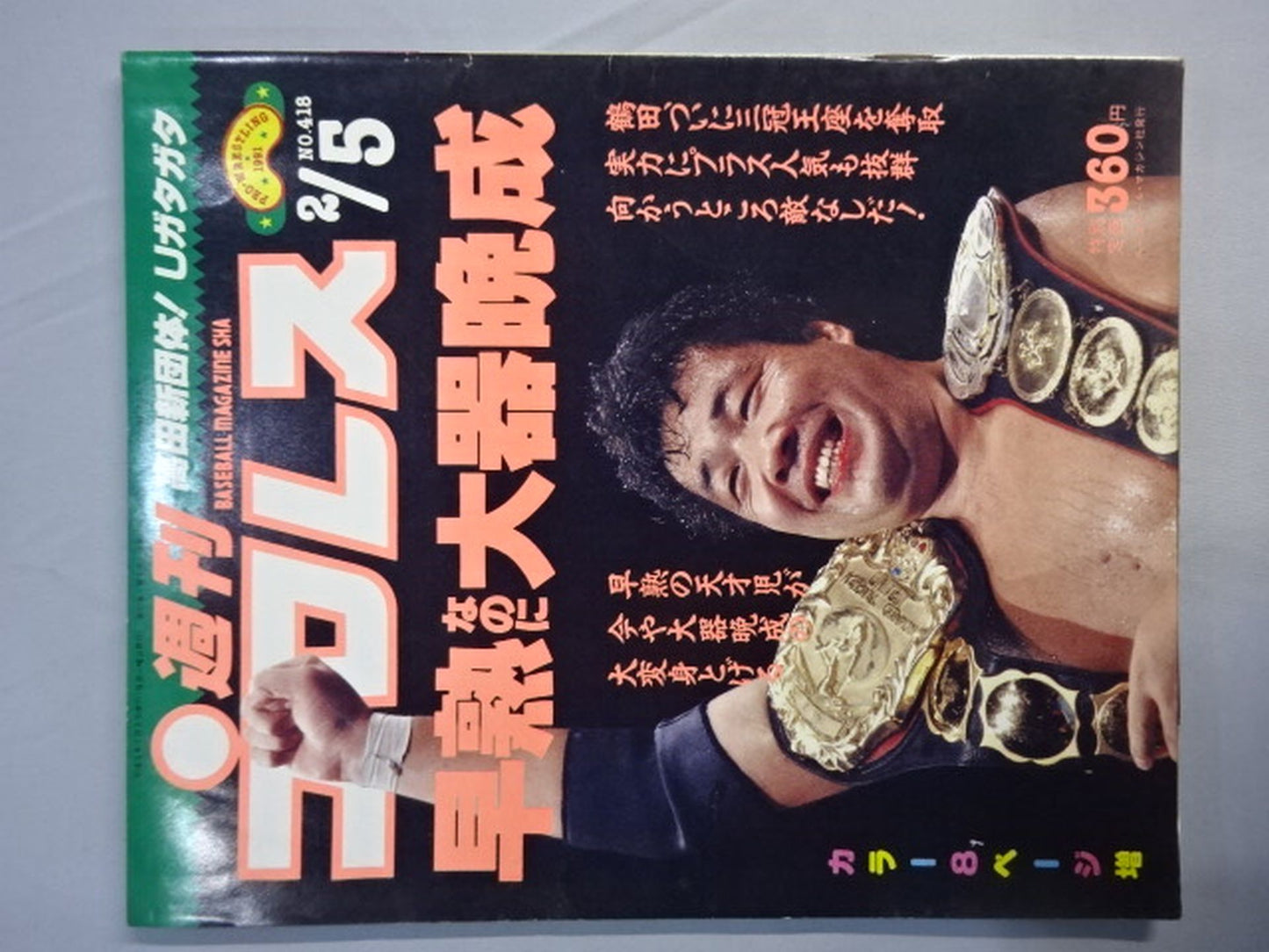 週刊プロレス418