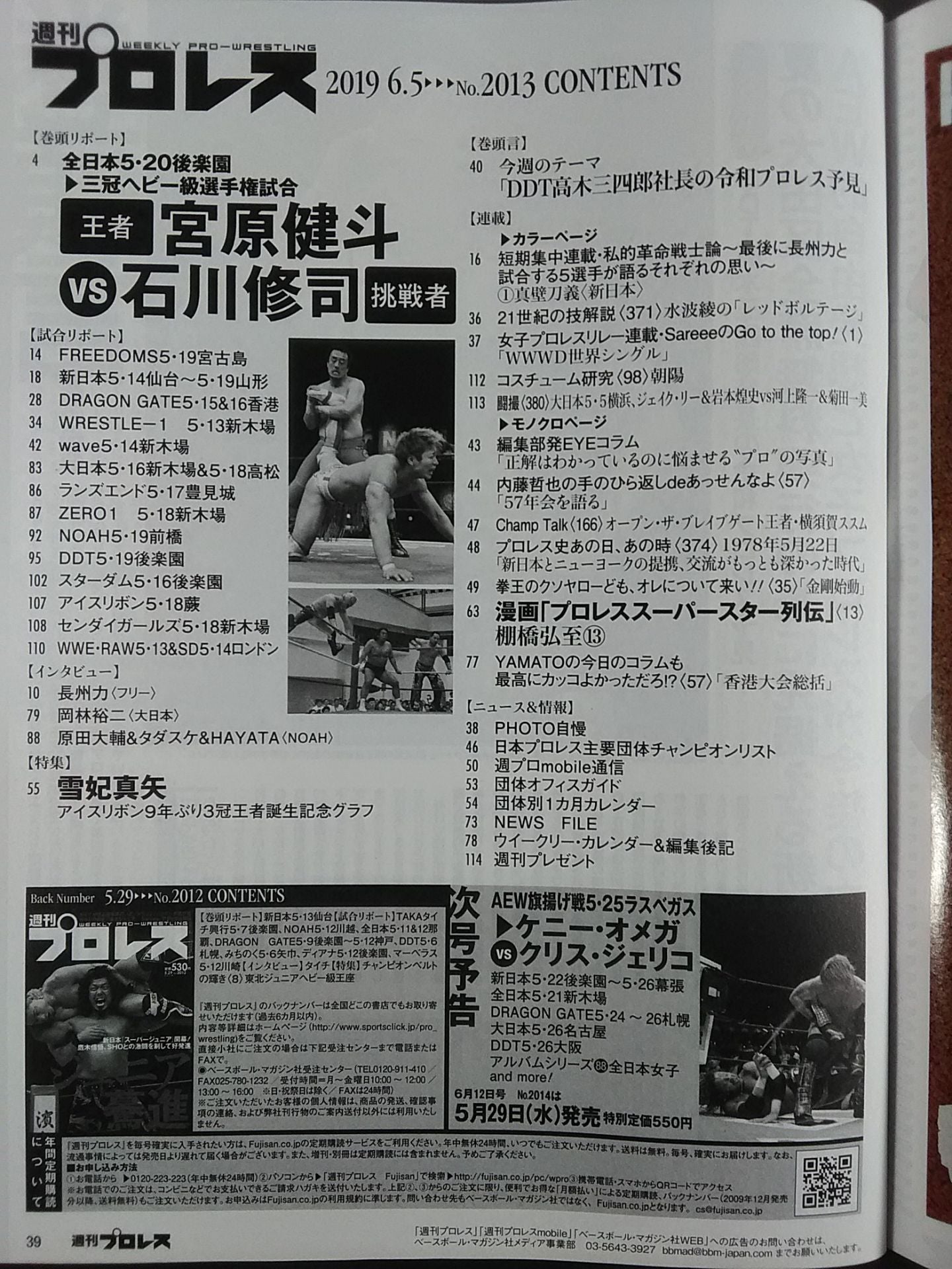 週刊プロレス2013