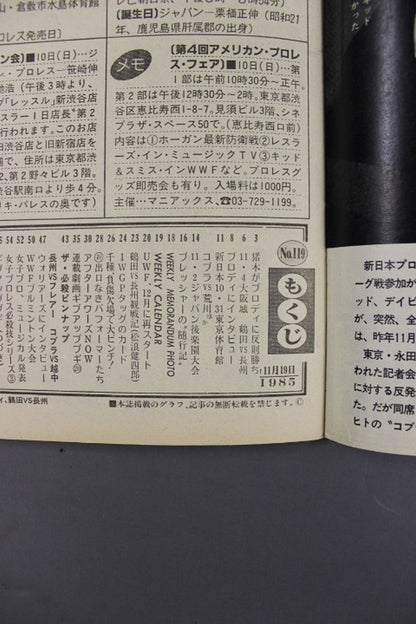 週刊プロレス119