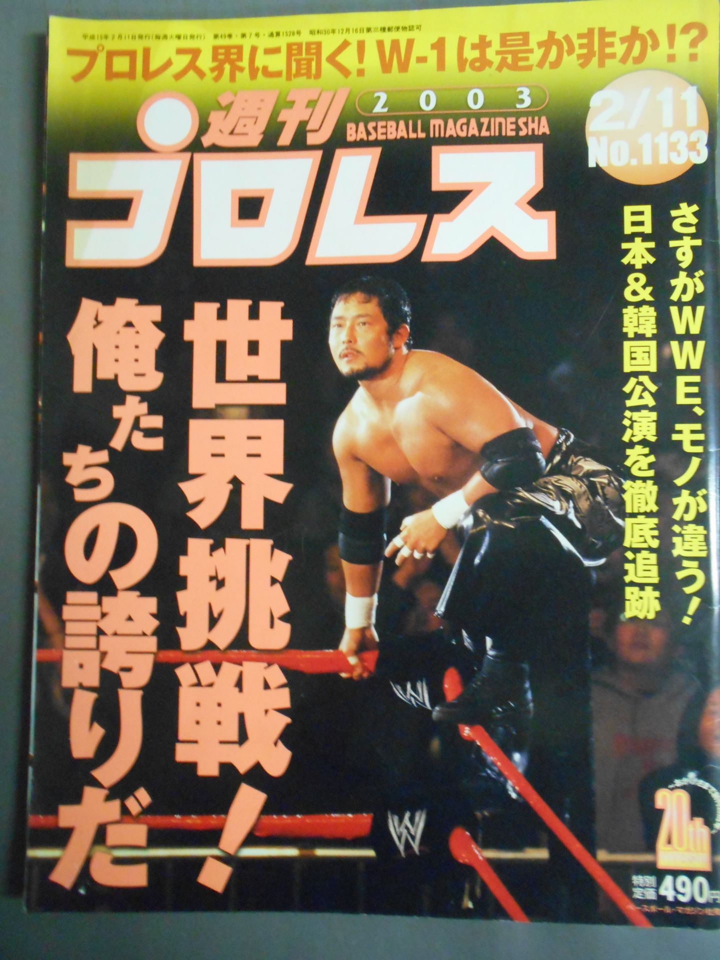 週刊プロレス1133