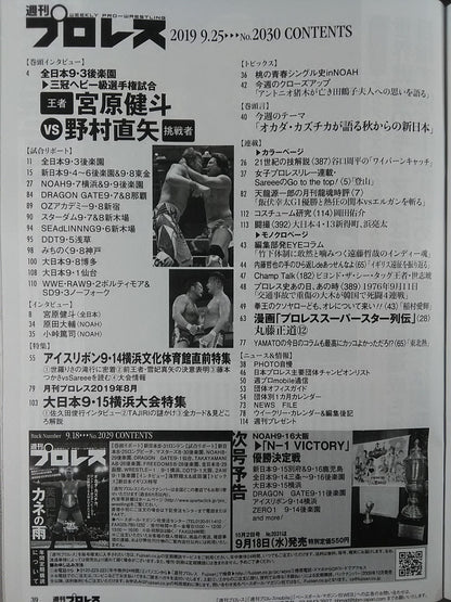 週刊プロレス2030