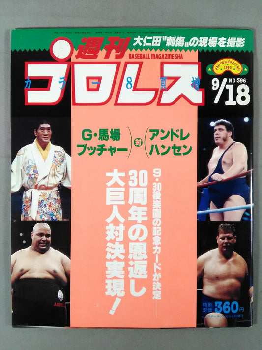 週刊プロレス396
