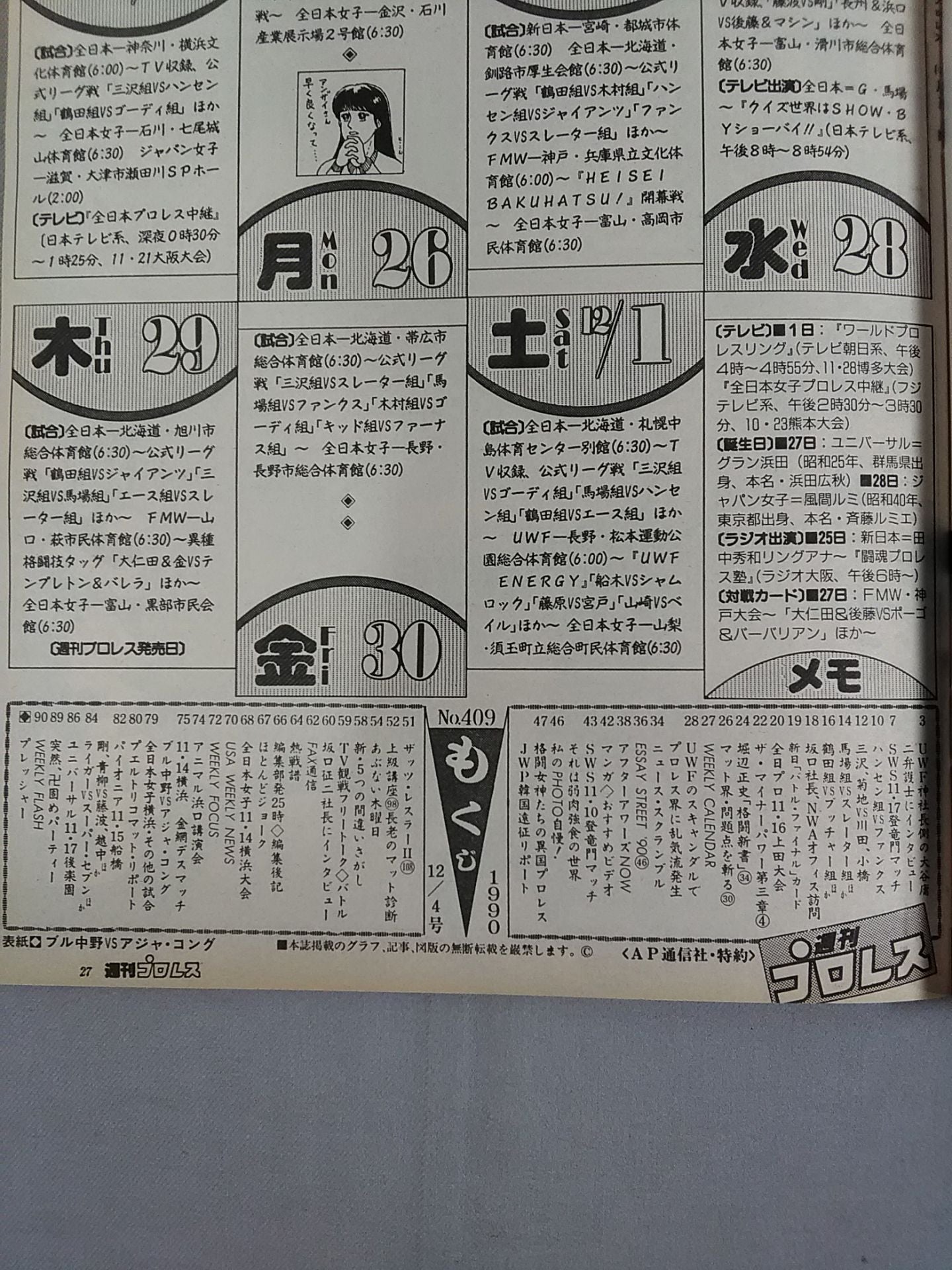 Weekly Pro Wrestling 409