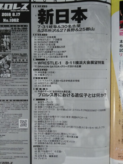 Weekly Pro Wrestling 1862