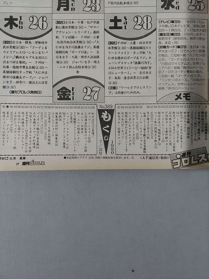 週刊プロレス389