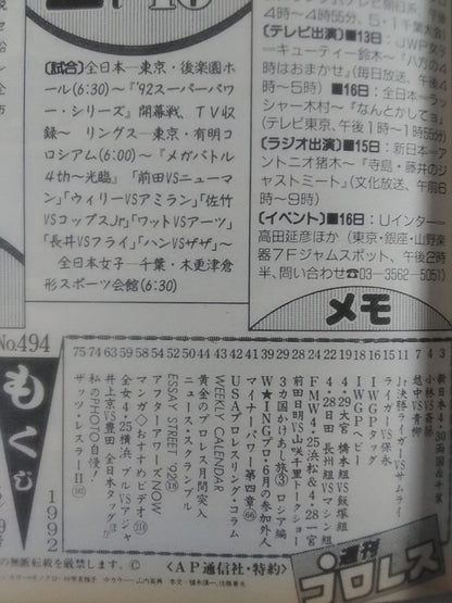 Weekly Pro Wrestling 494
