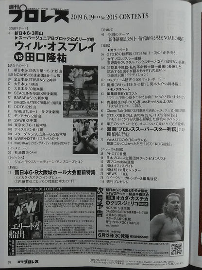 週刊プロレス2015
