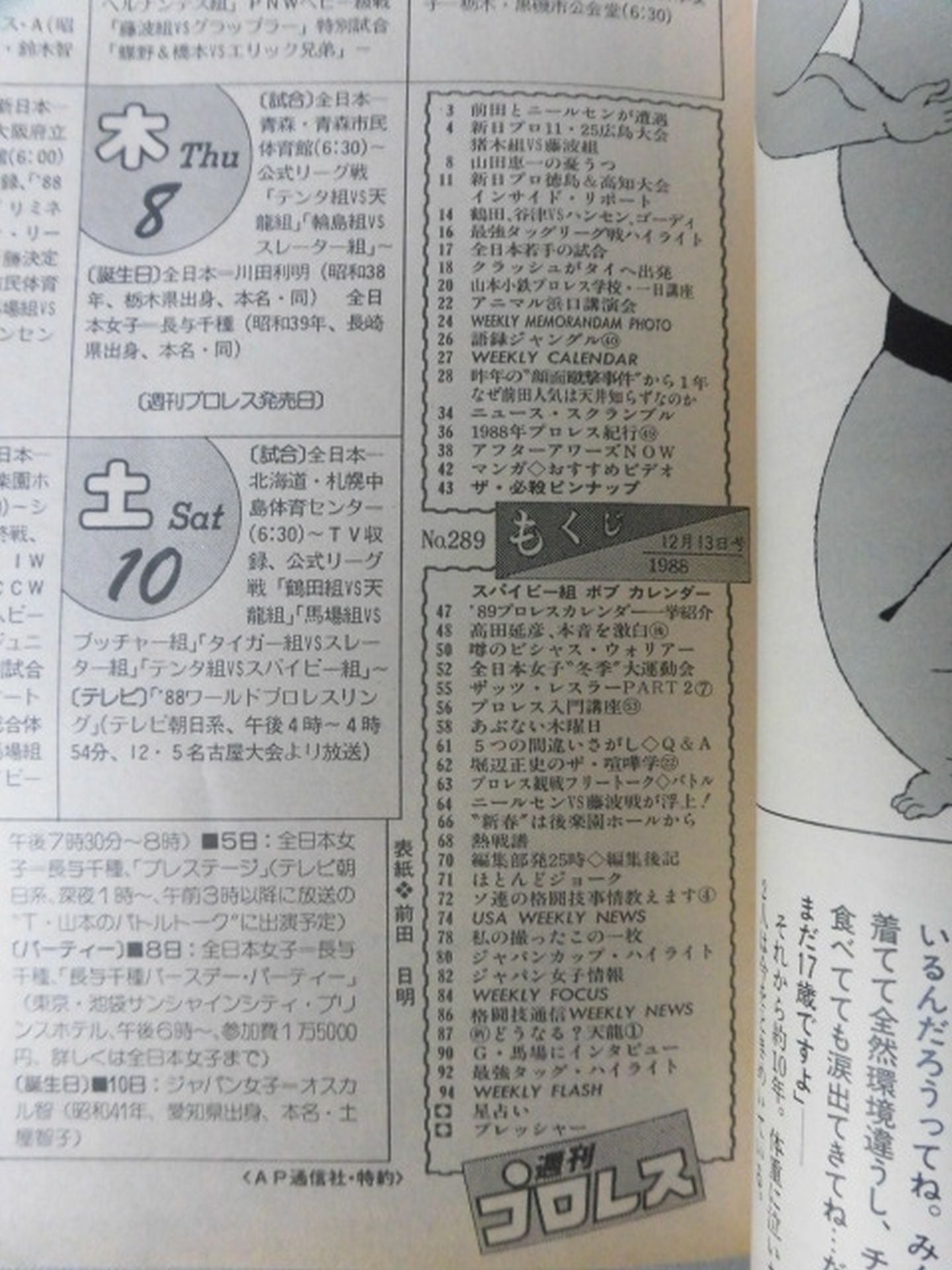 週刊プロレス289