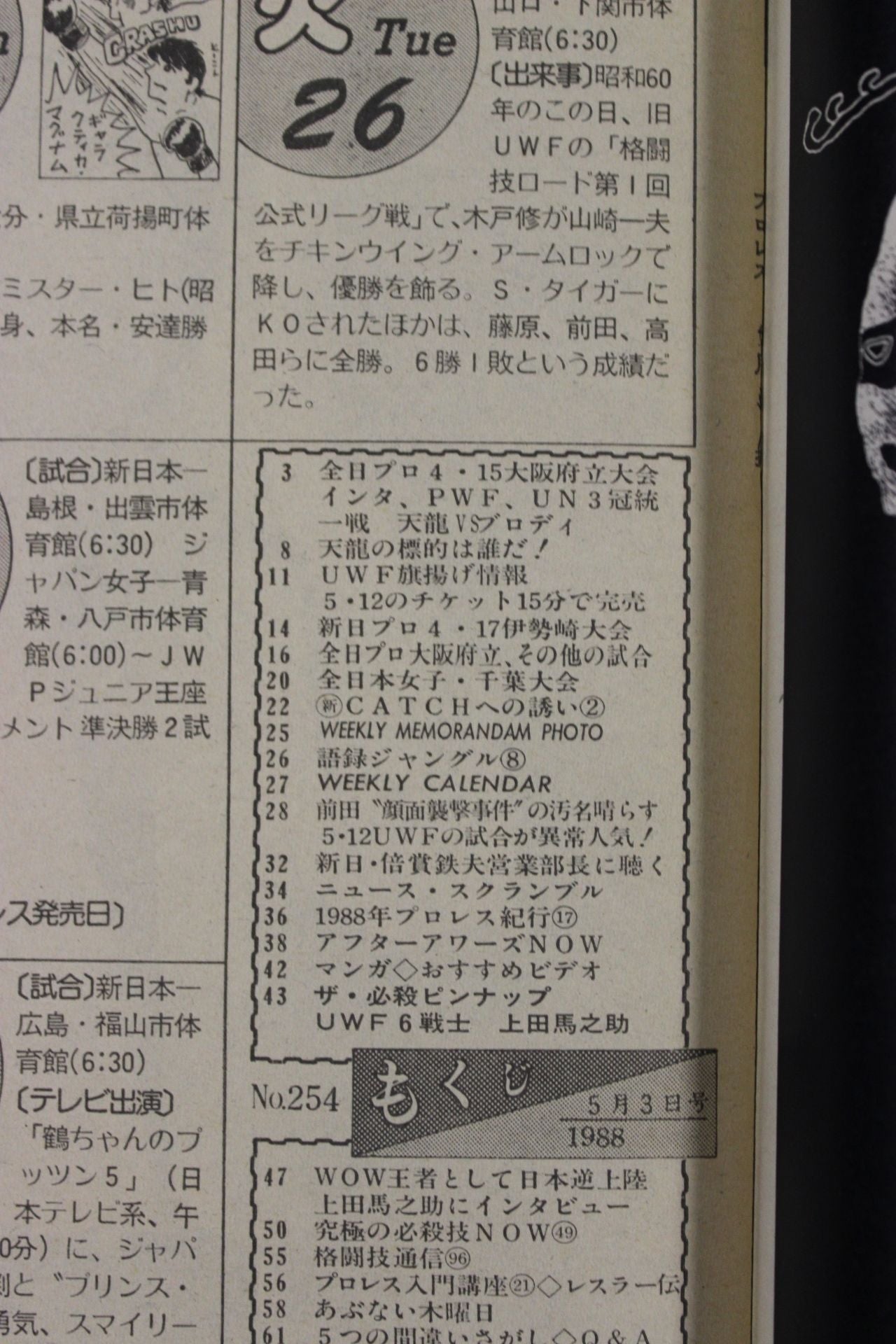 Weekly Pro Wrestling  254