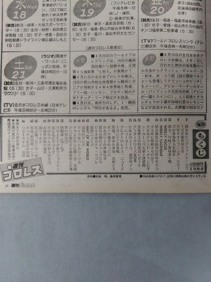 Weekly Pro Wrestling 38