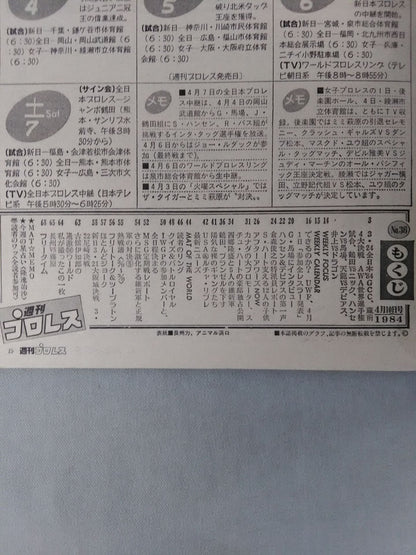 週刊プロレス36