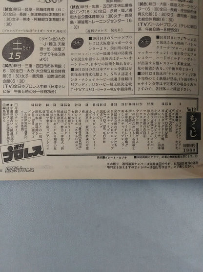 週刊プロレス12