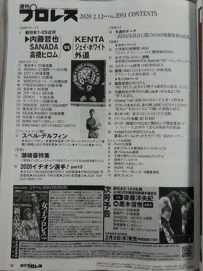 Weekly Pro Wrestling  2051