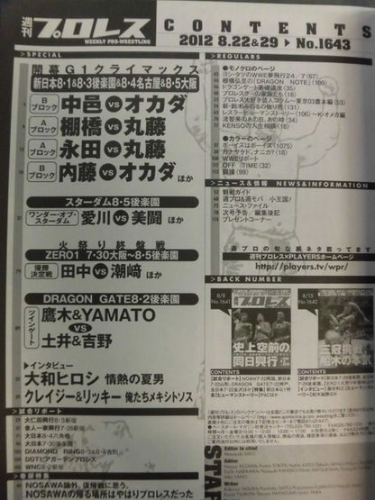 Weekly Pro Wrestling  1643