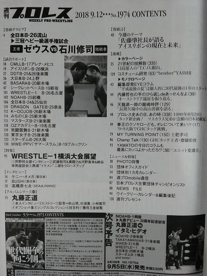 週刊プロレス1974