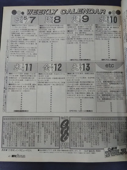 週刊プロレス975