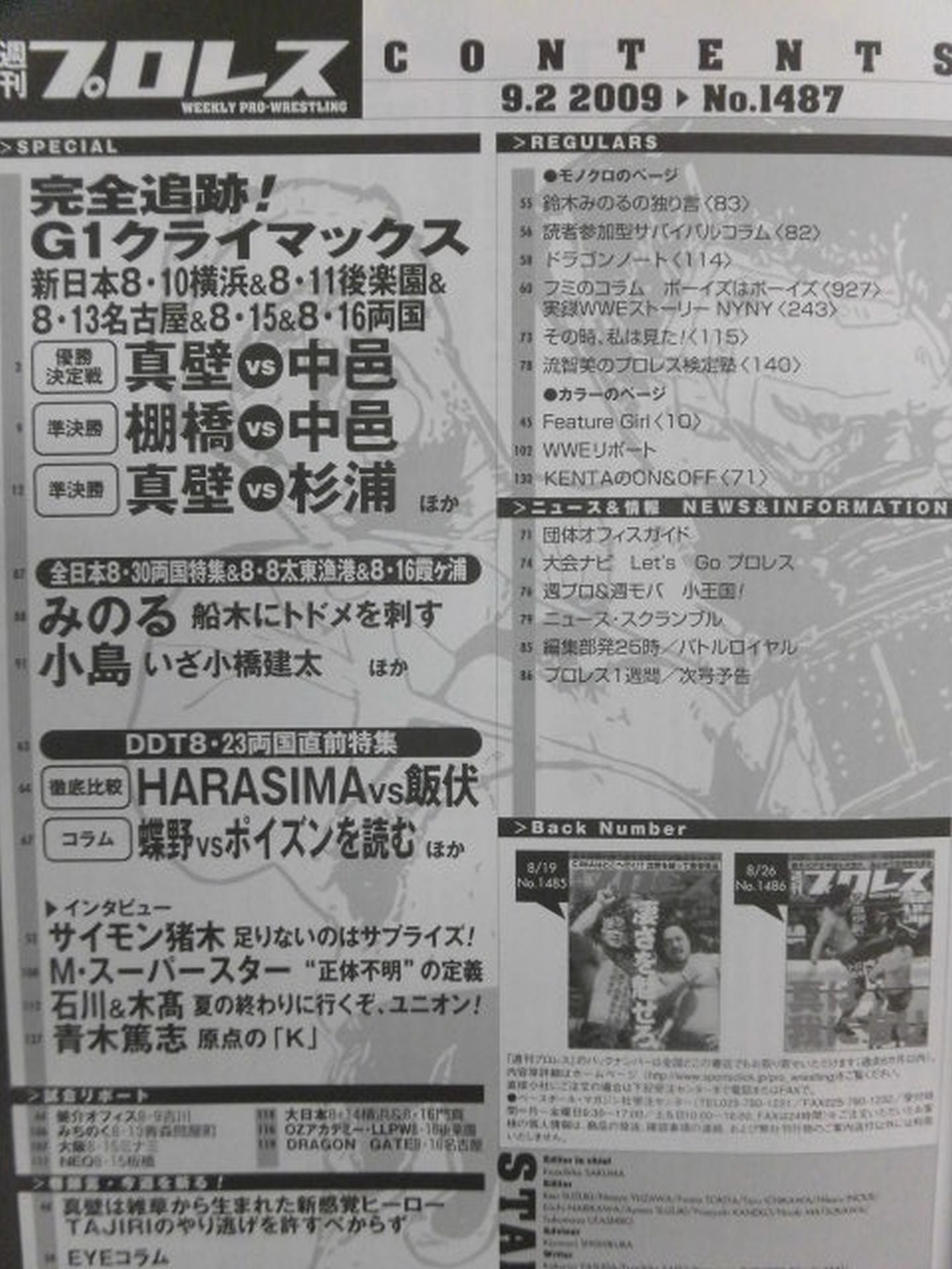 Weekly Pro Wrestling 1487