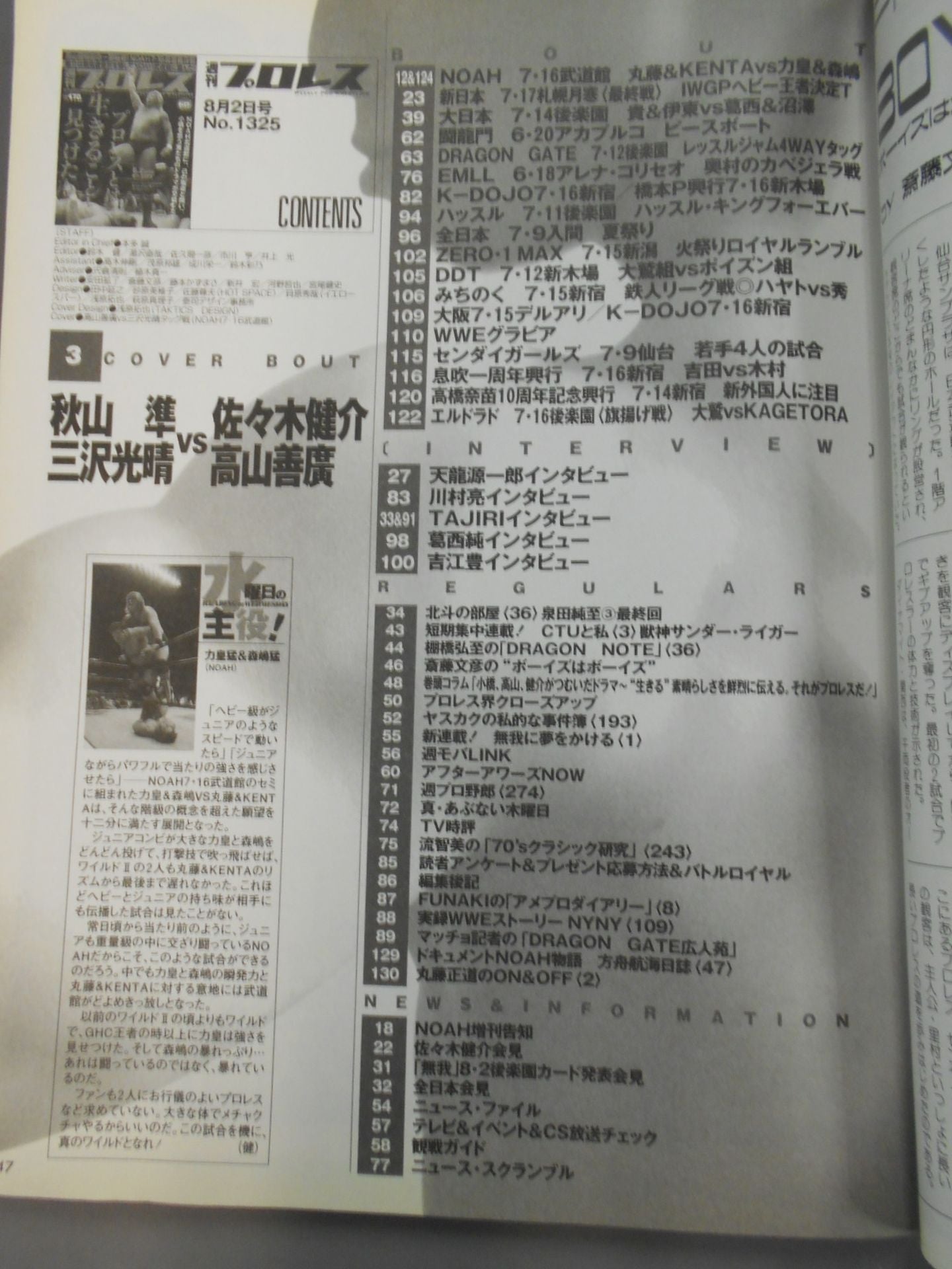 Weekly Pro Wrestling 1325