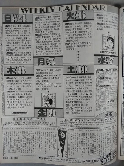 Weekly Pro Wrestling  747