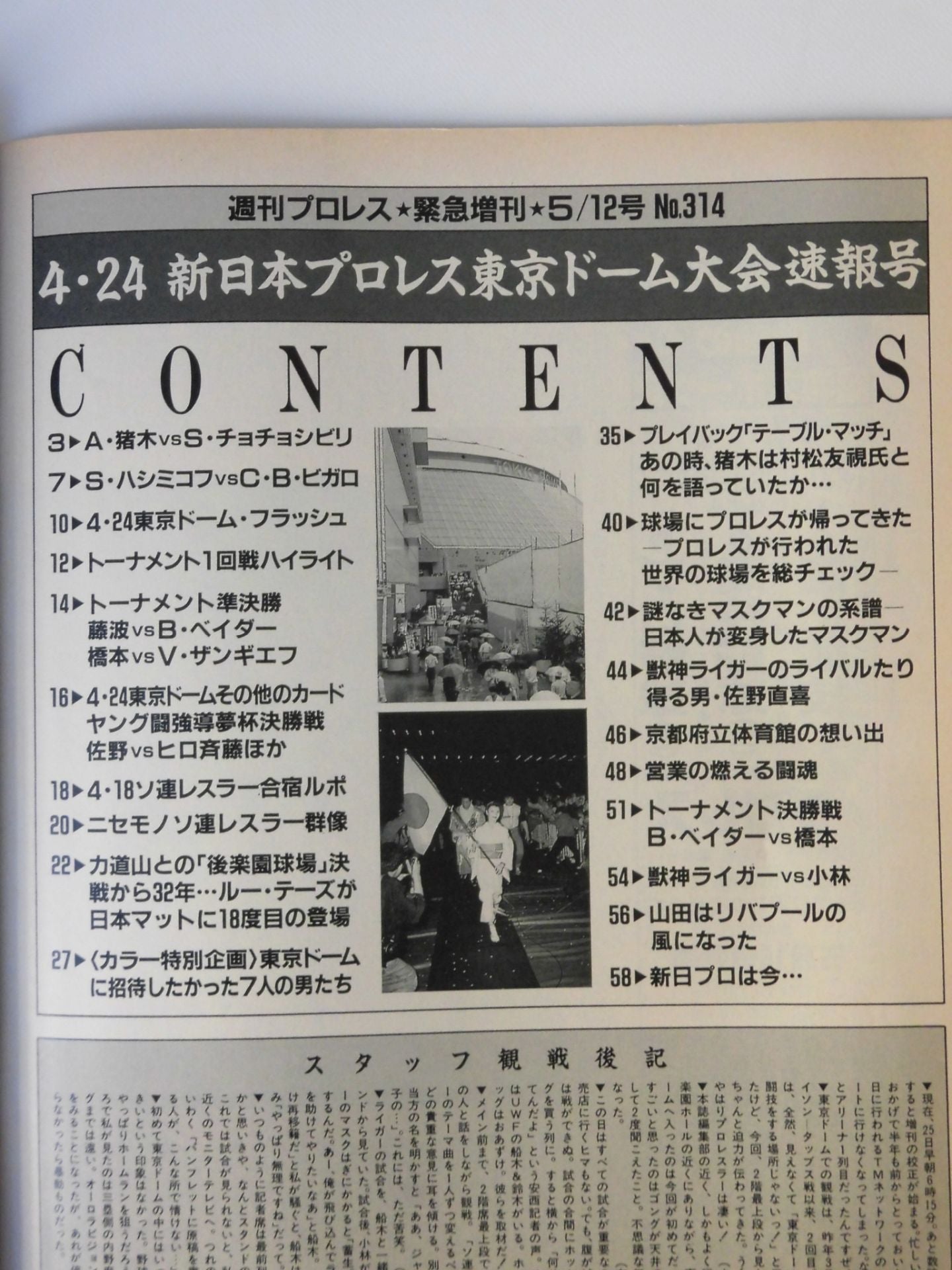 Weekly Pro Wrestling 314