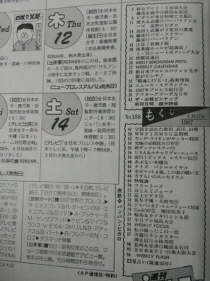 Weekly Pro Wrestling  188