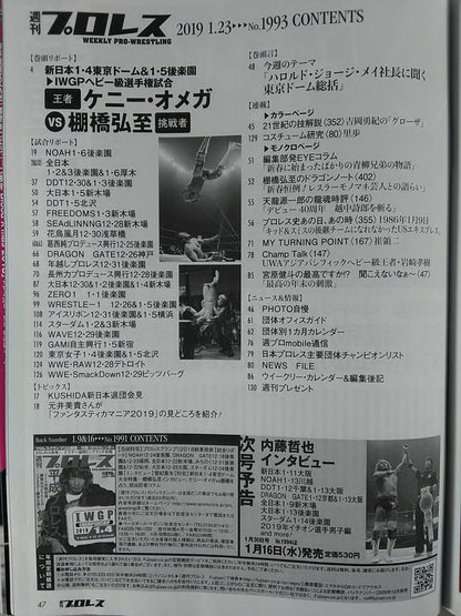 週刊プロレス1993
