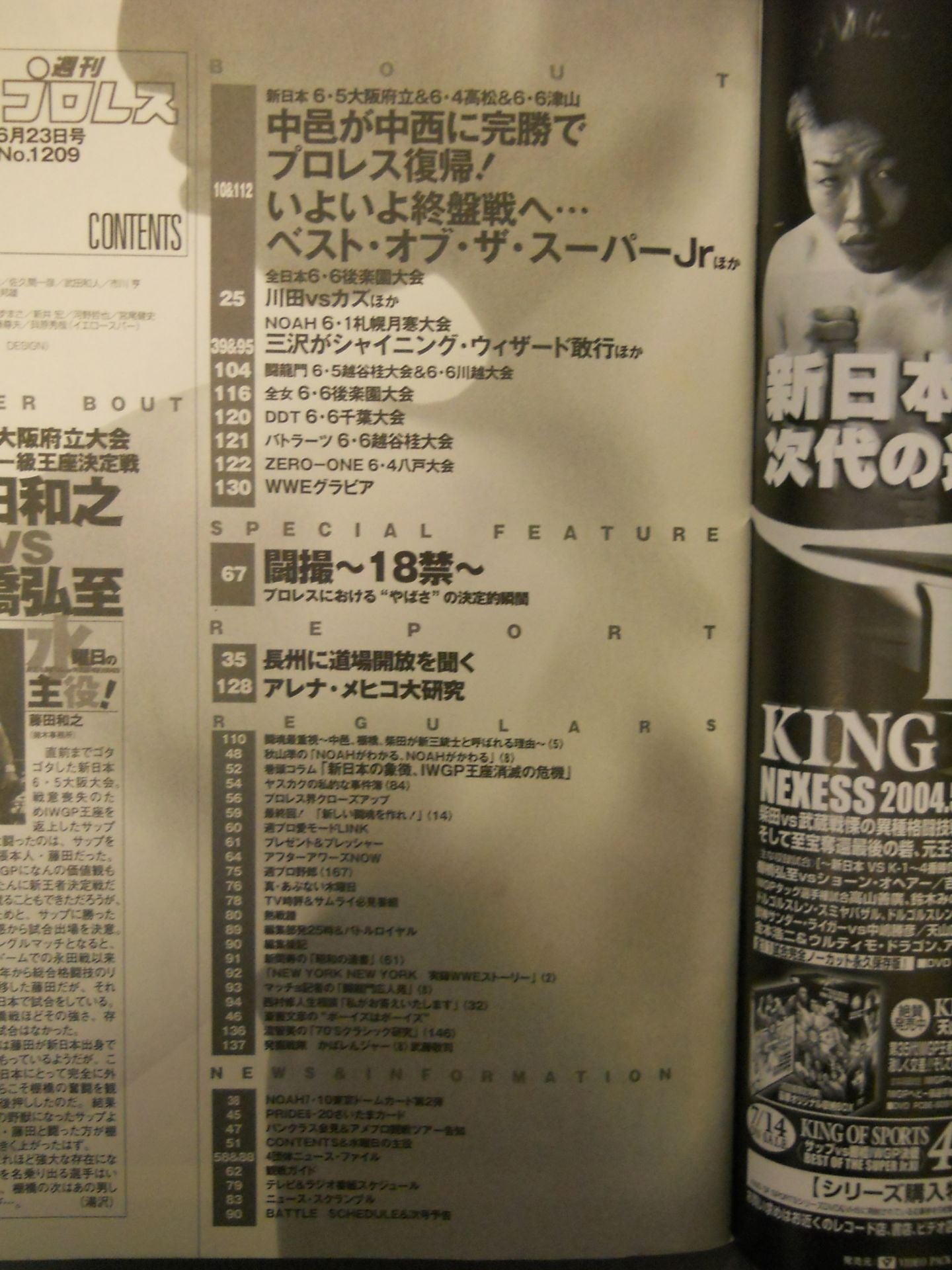 週刊プロレス1209