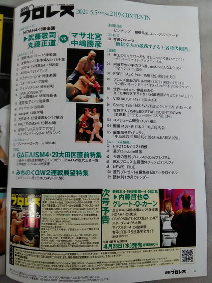 週刊プロレス2119