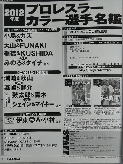 Weekly Pro Wrestling 1610