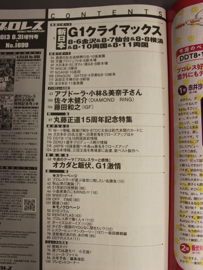 Weekly Pro Wrestling 1699