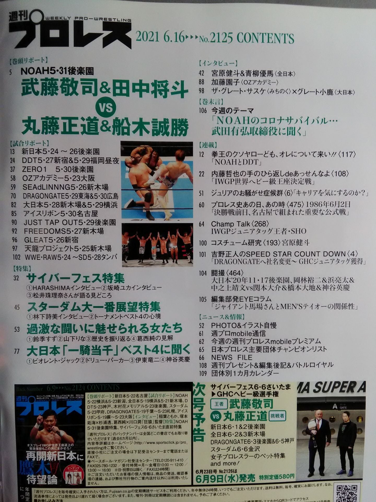 Weekly Pro Wrestling 2125