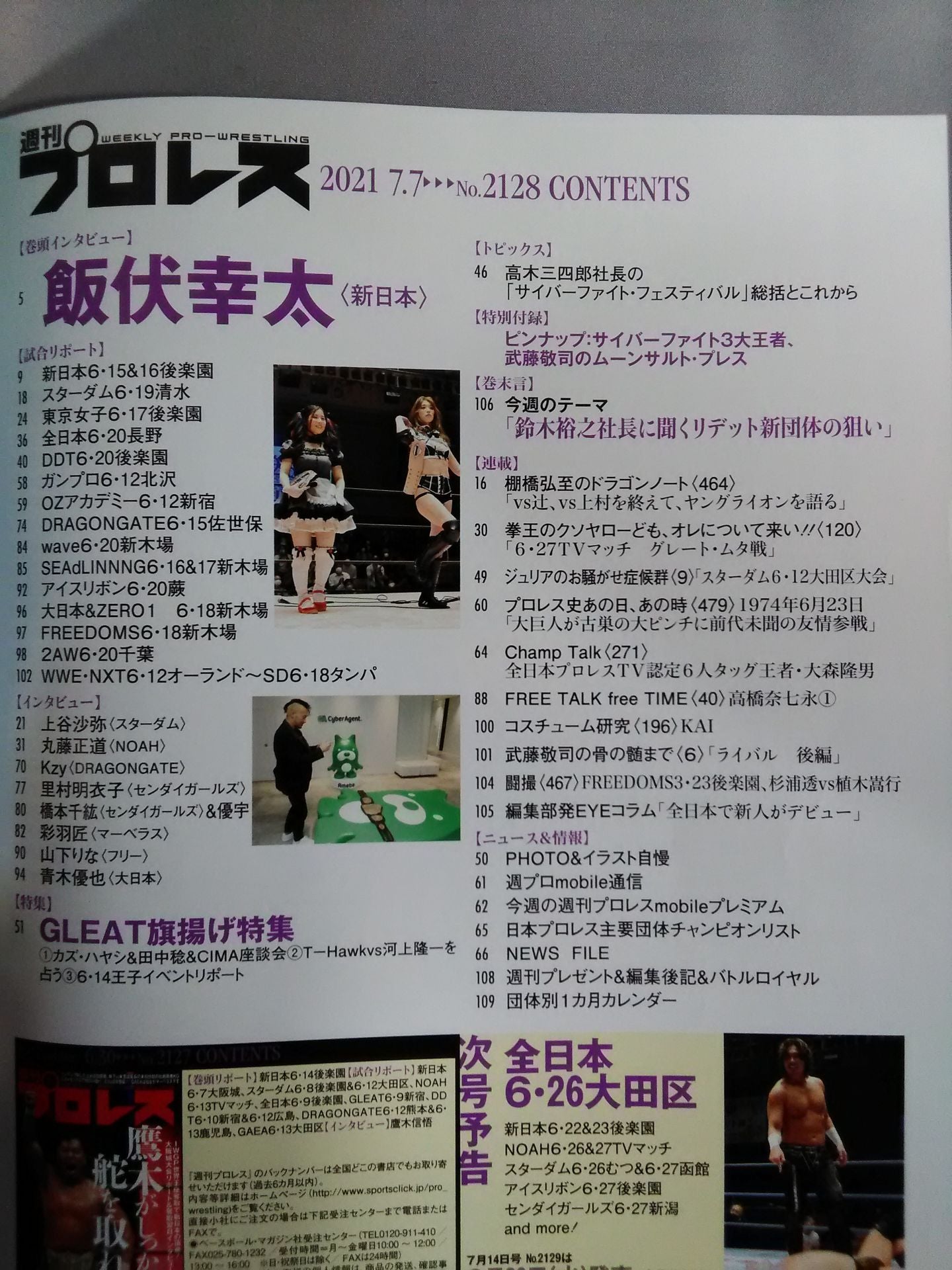 Weekly Pro Wrestling 2128