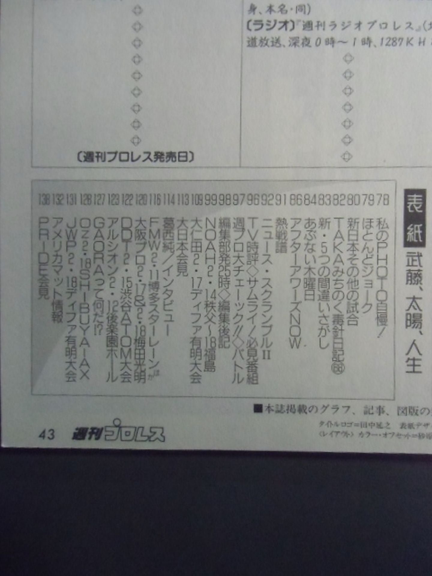 週刊プロレス1020