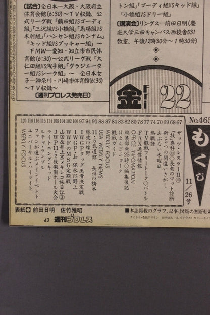 Weekly Pro Wrestling  465