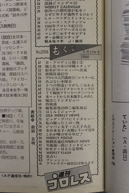 週刊プロレス256