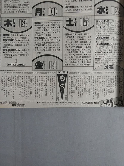 Weekly Pro Wrestling 508