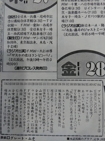週刊プロレス510