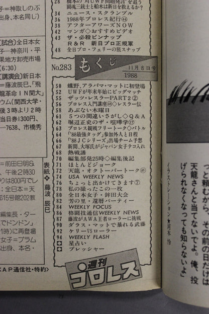 週刊プロレス283