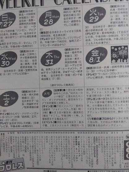 Weekly Pro Wrestling  156