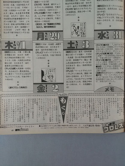 週刊プロレス629