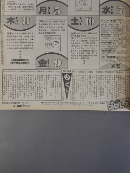 週刊プロレス561