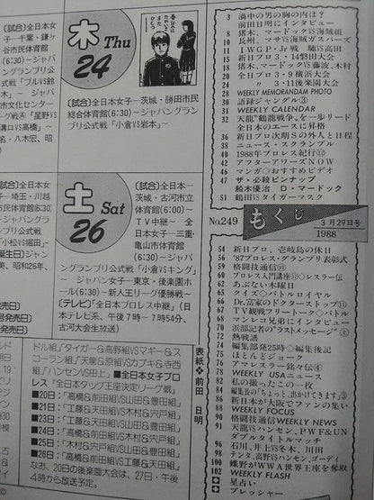 週刊プロレス249