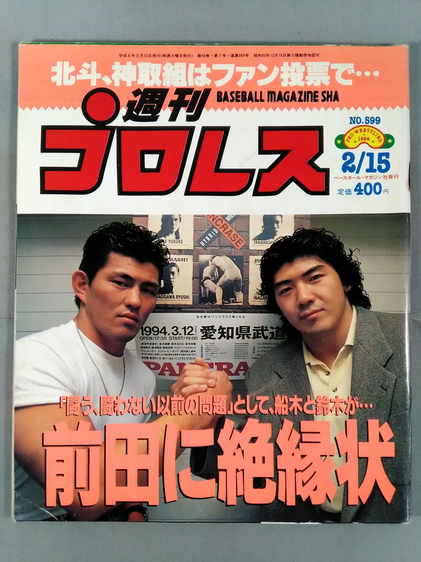 Weekly Pro Wrestling 599