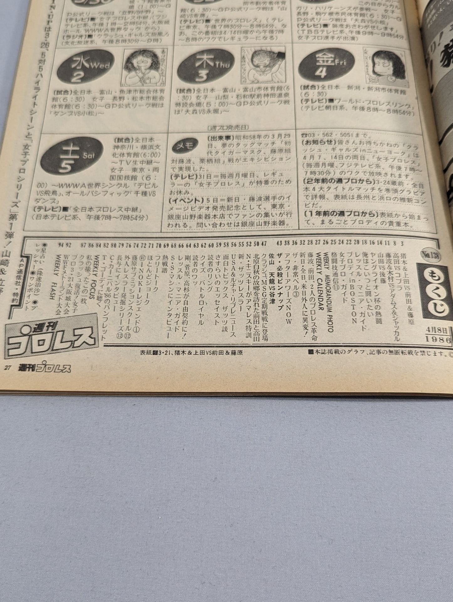 Weekly Pro Wrestling 138