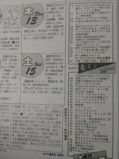 週刊プロレス173