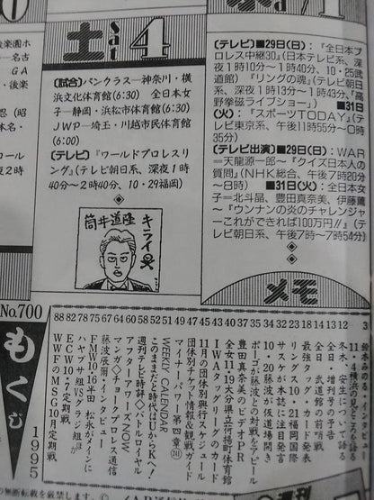 週刊プロレス700