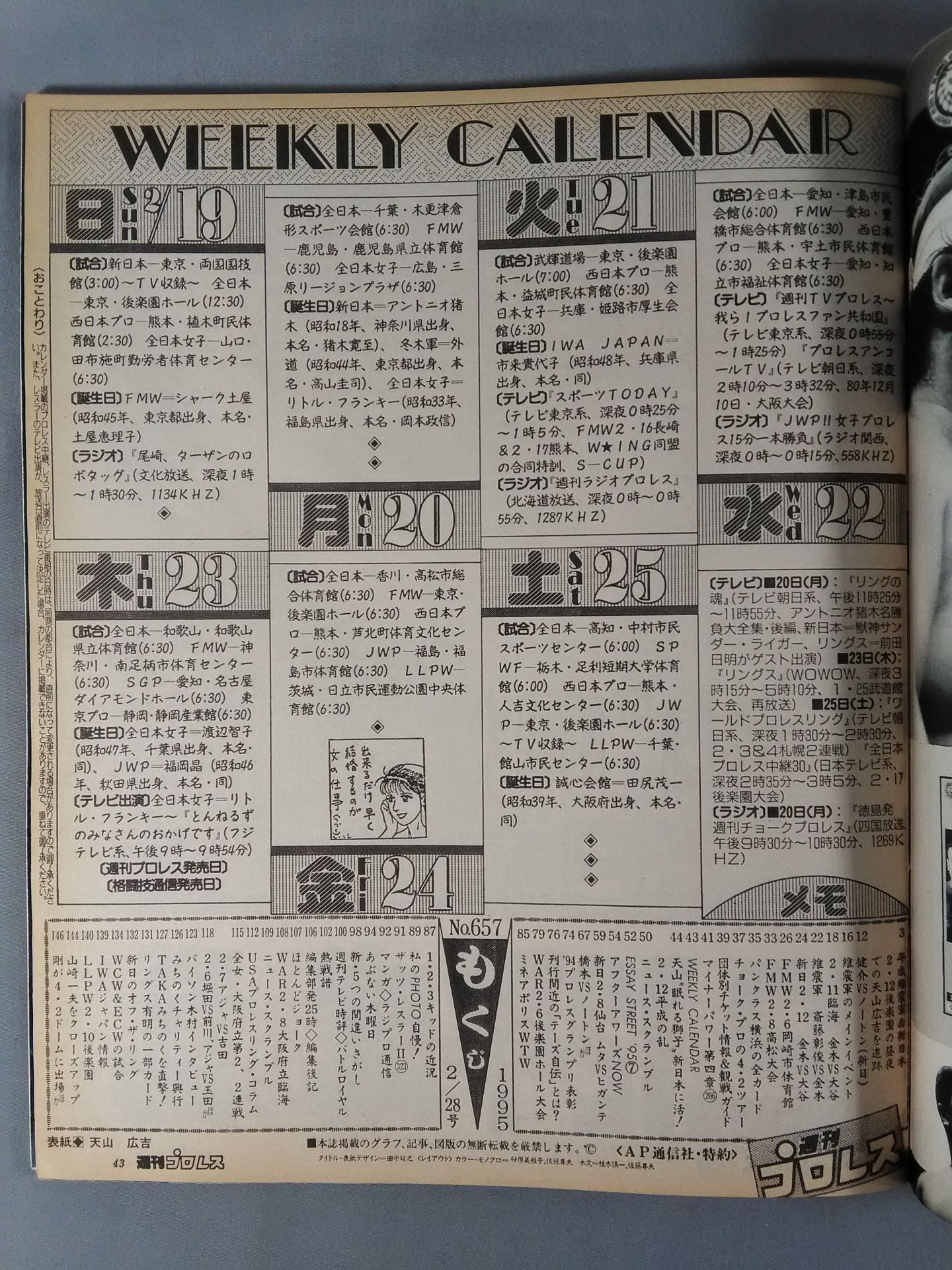 Weekly Pro Wrestling  657