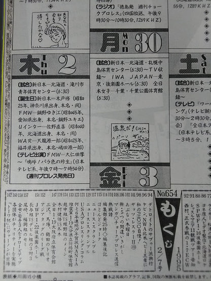 Weekly Pro Wrestling 654