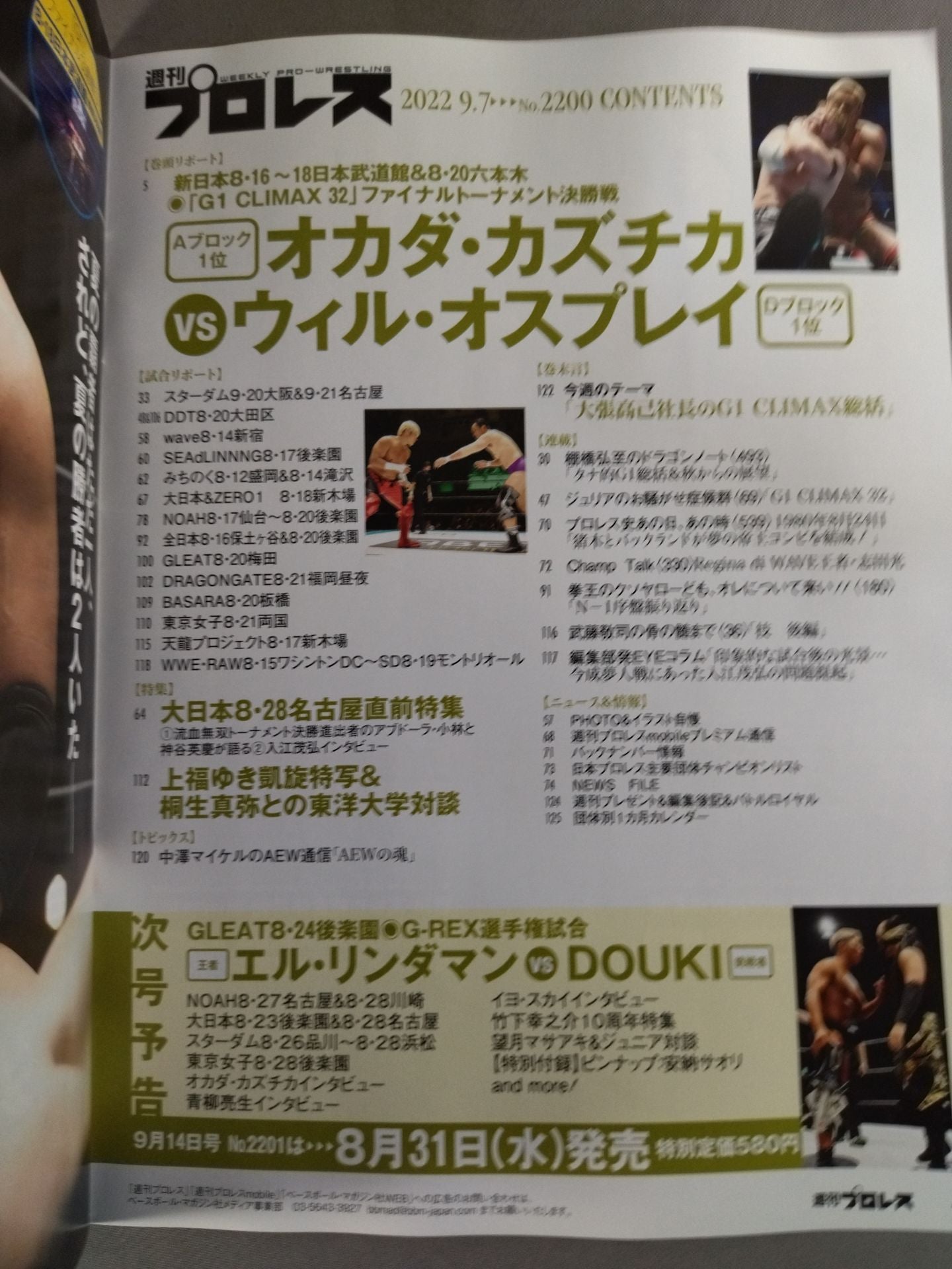 Weekly Pro Wrestling 2200