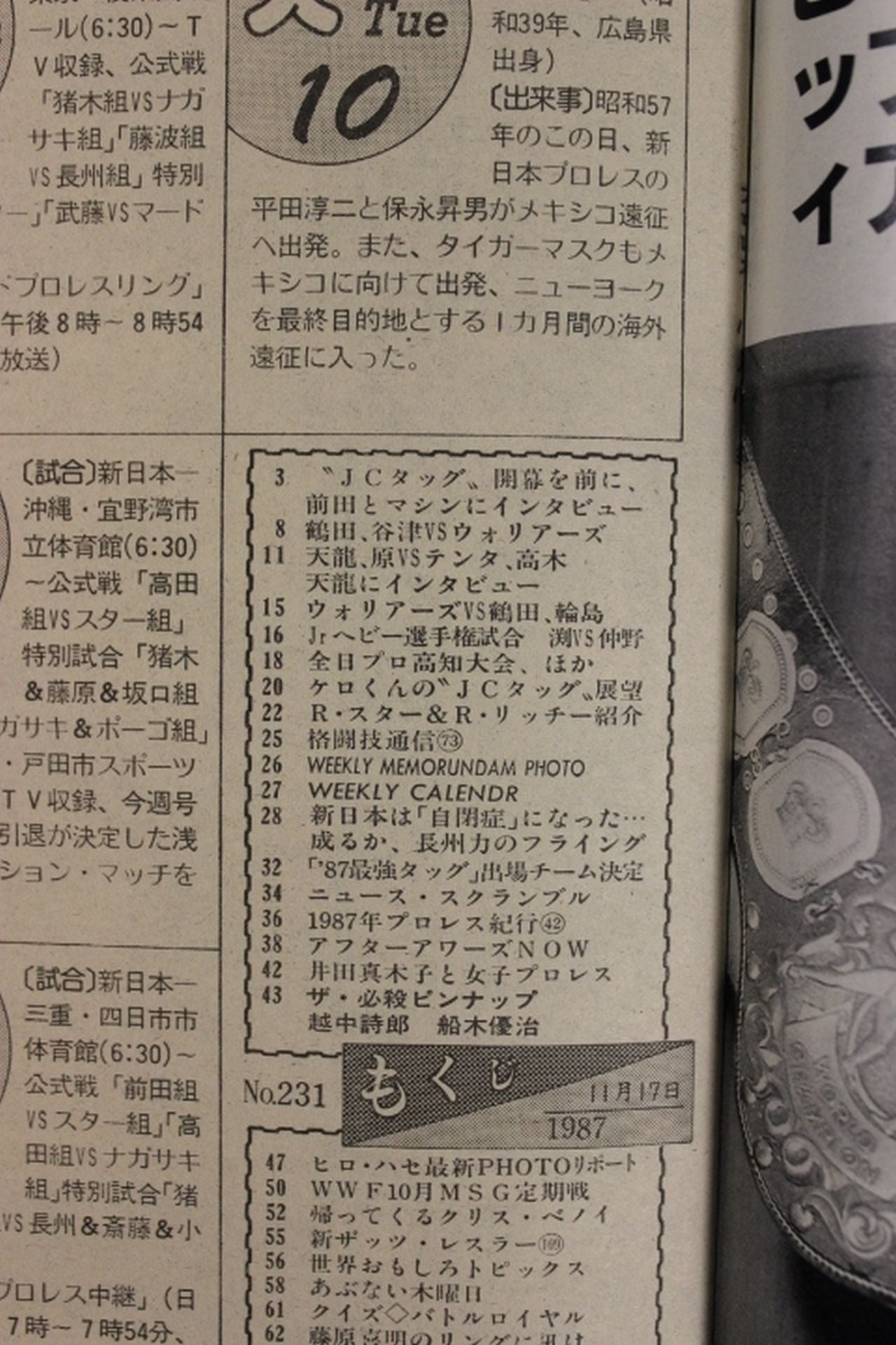 週刊プロレス231